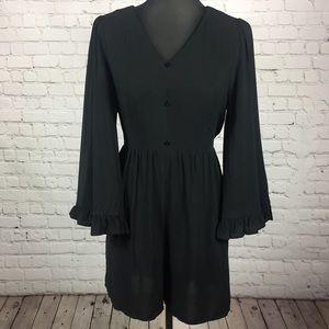 Modcloth Divine Downtime Bell Sleeve Romper
